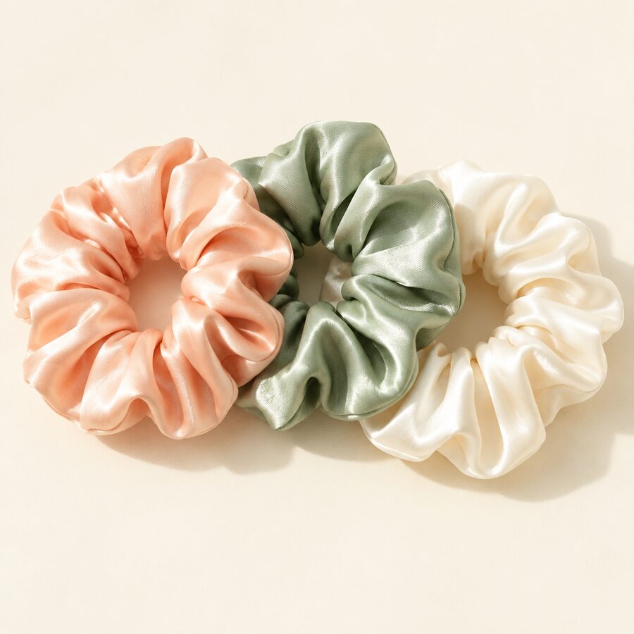 Satin Scrunchie Set