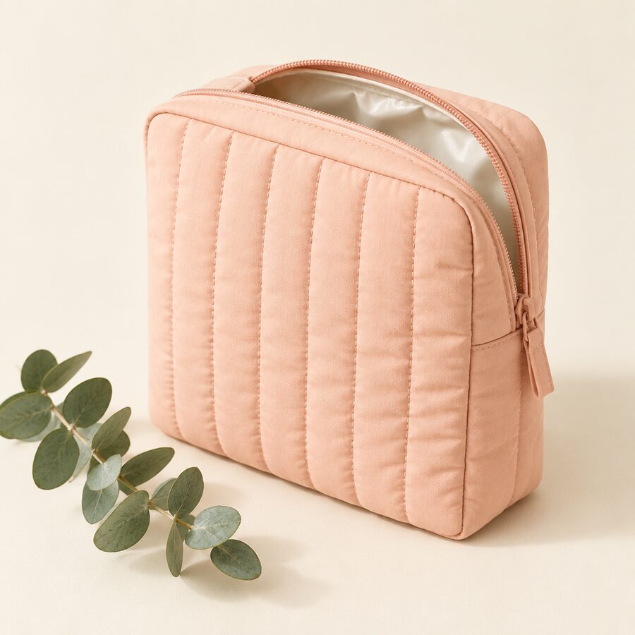 Quilted Travel Wash Bag